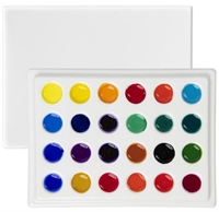 Porcelænspalette med låg - 24 rum